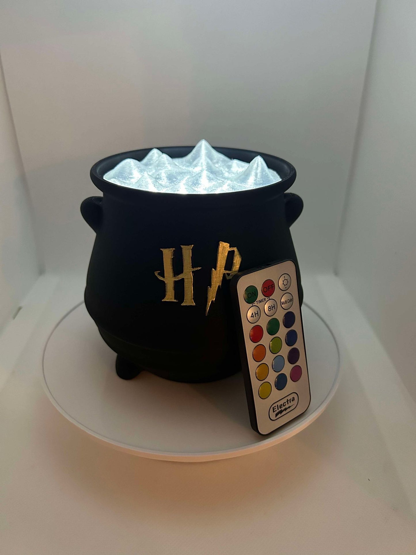 Harry Potter Cauldron, 3D printed Harry Potter Art, Light Box