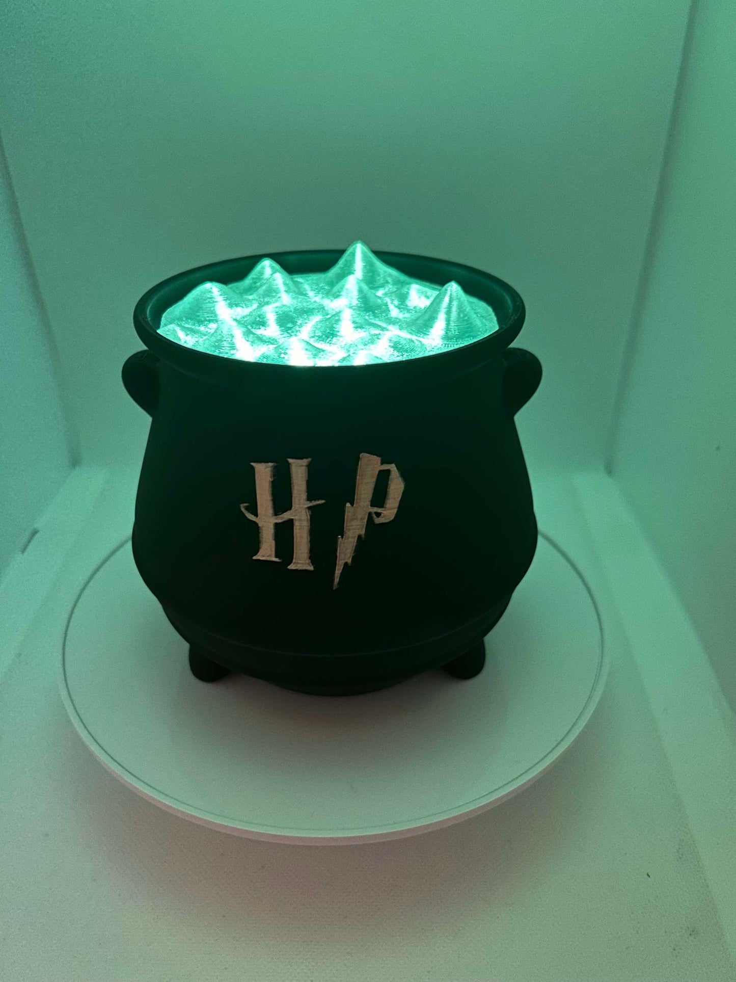 Harry Potter Cauldron, 3D printed Harry Potter Art, Light Box