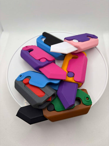 Gravity Knife, 3D printed fidget, Tiktok 3D prints, Orleans 3D prints, ottawa 3D prints