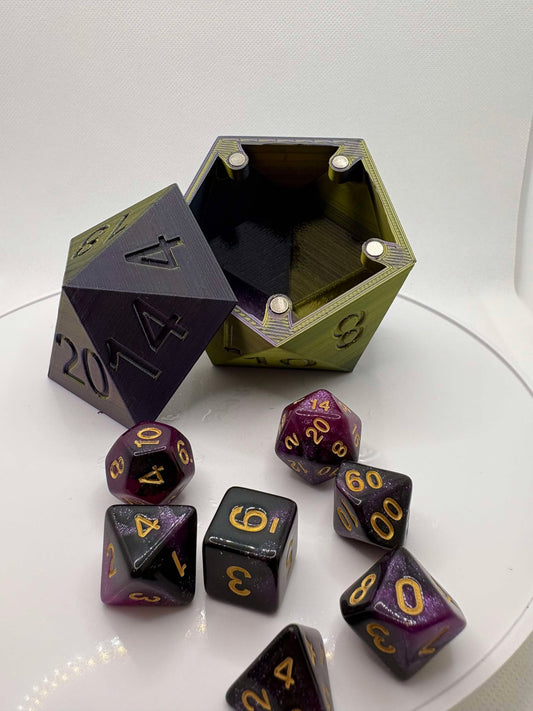Gold & Black | Dice Holder