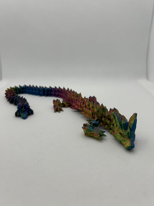 3D printed Dragon, Crystal Wolf Dragon