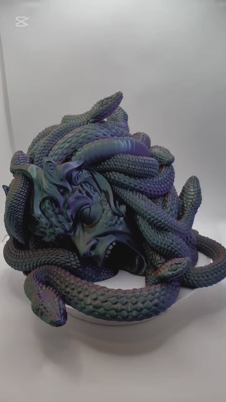 Medusa Dice Tower, D&D, DnD, Dice Game, 3D printed Dice Tower