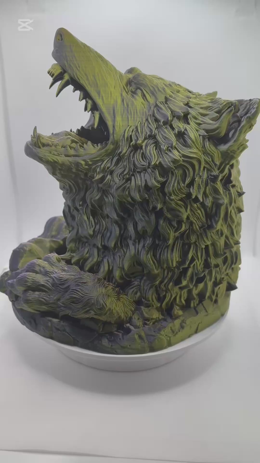Wolf Dice Tower, D&D, DnD, Dice Game, 3D printed Dice Tower