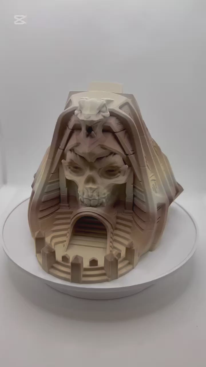 Pharaoh Dice Tower, D&D, DnD, Dice Game, 3D printed Dice Tower