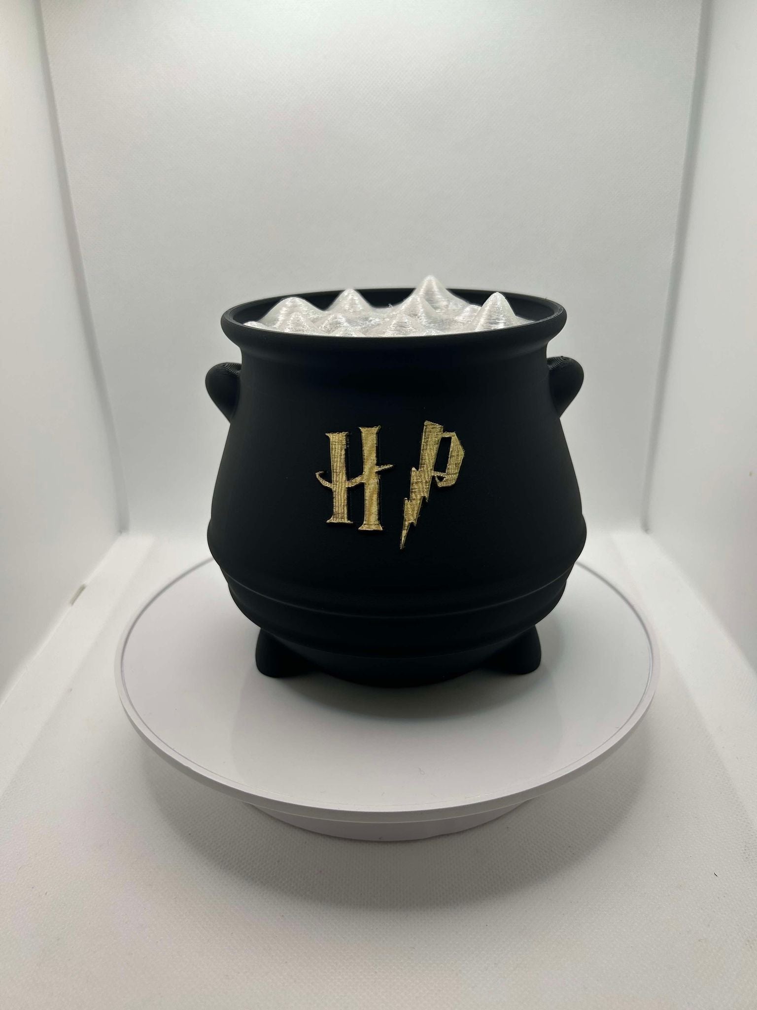Harry Potter Cauldron, 3D printed Harry Potter Art, Light Box