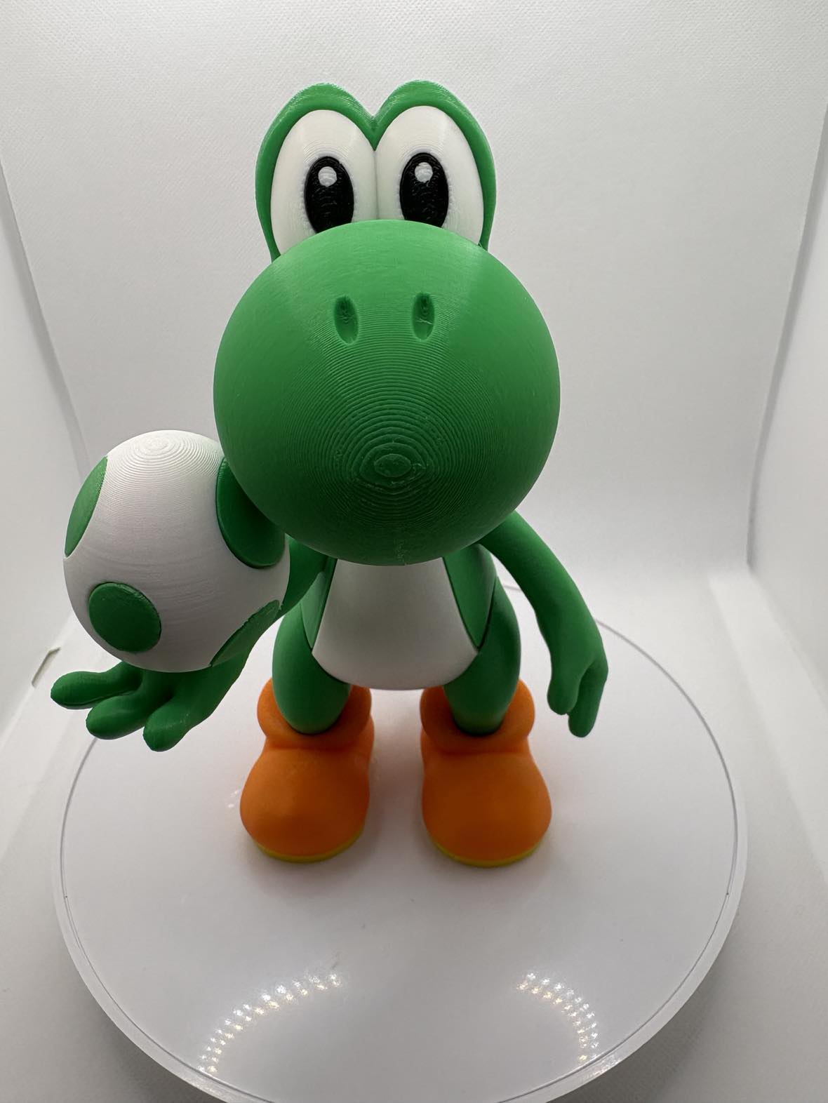 Super Mario Character - Yoshi holding an egg