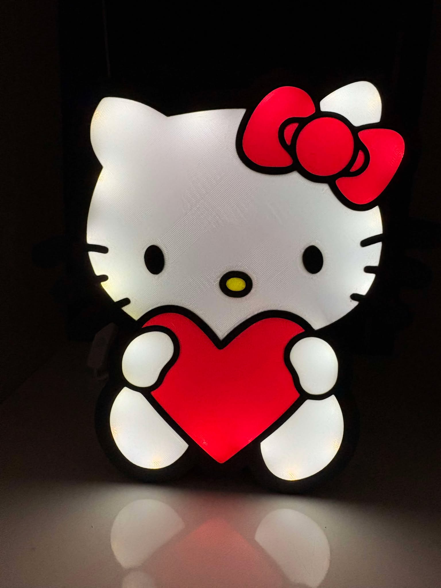3D printed Hello Kitty Lightbox