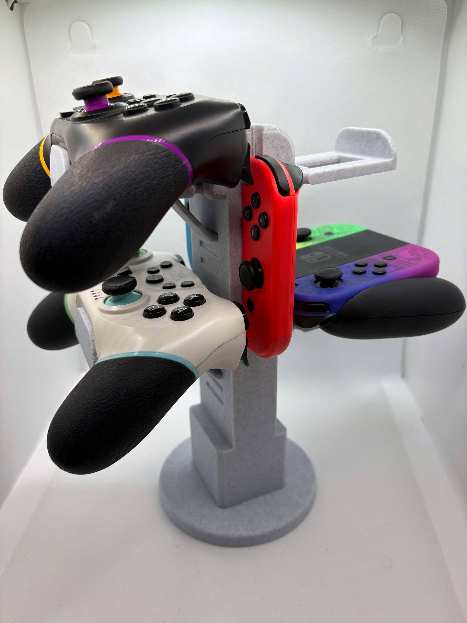 4 tier controller holder, nintendo switch, ps5, xbox,  gaming headset