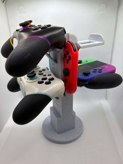 4 tier controller holder, nintendo switch, ps5, xbox,  gaming headset