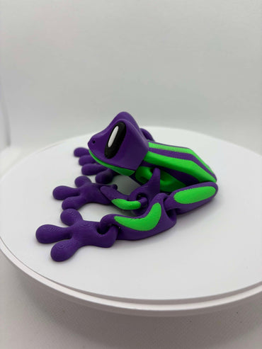 articulated 3D printed frog