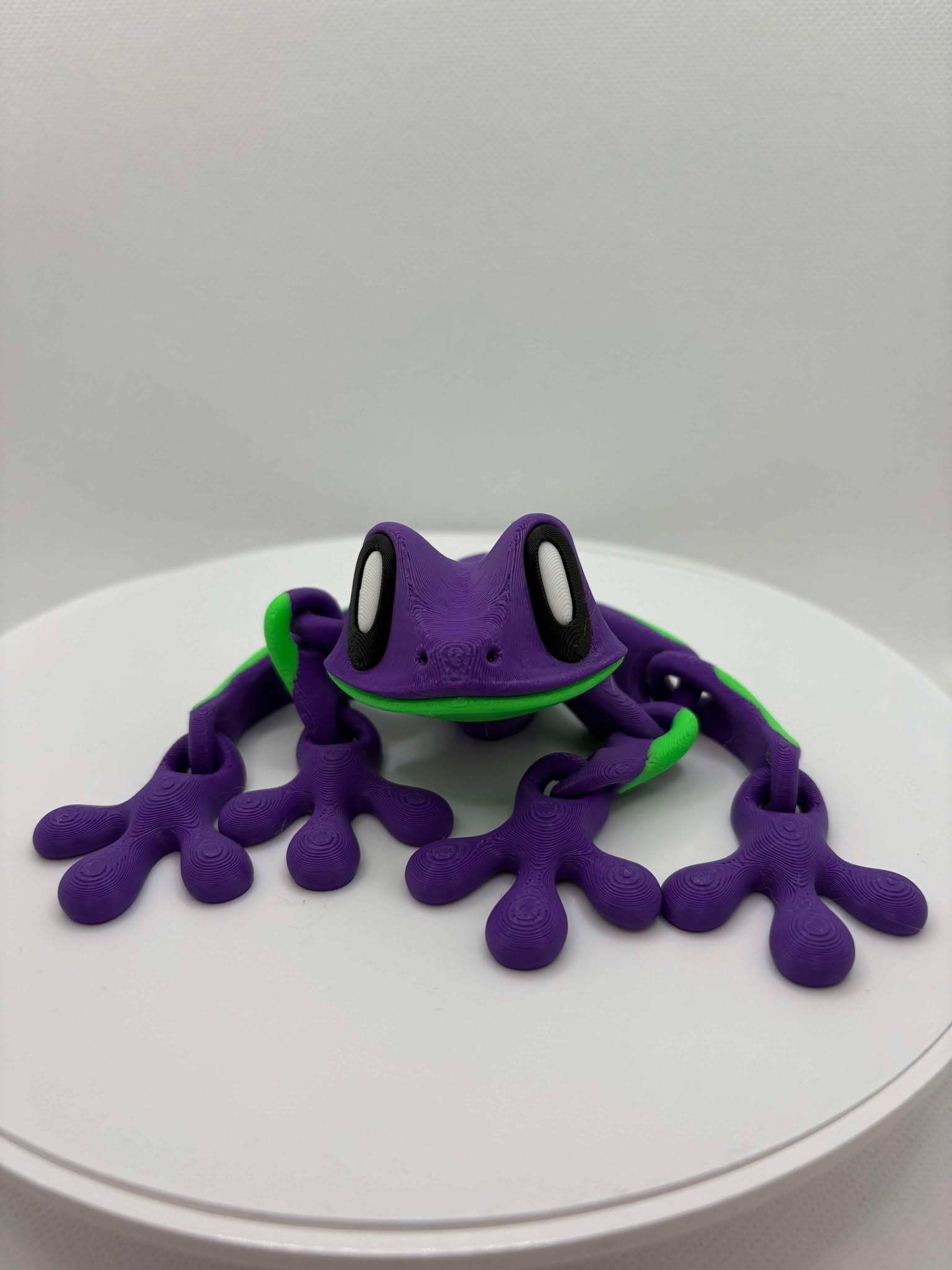articulated 3D printed frog
