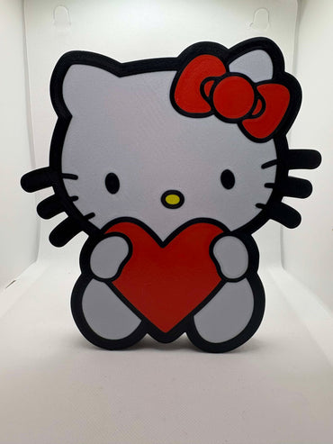 3D printed Hello Kitty Lightbox