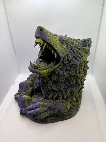 Wolf Dice Tower, D&D, DnD, Dice Game, 3D printed Dice Tower