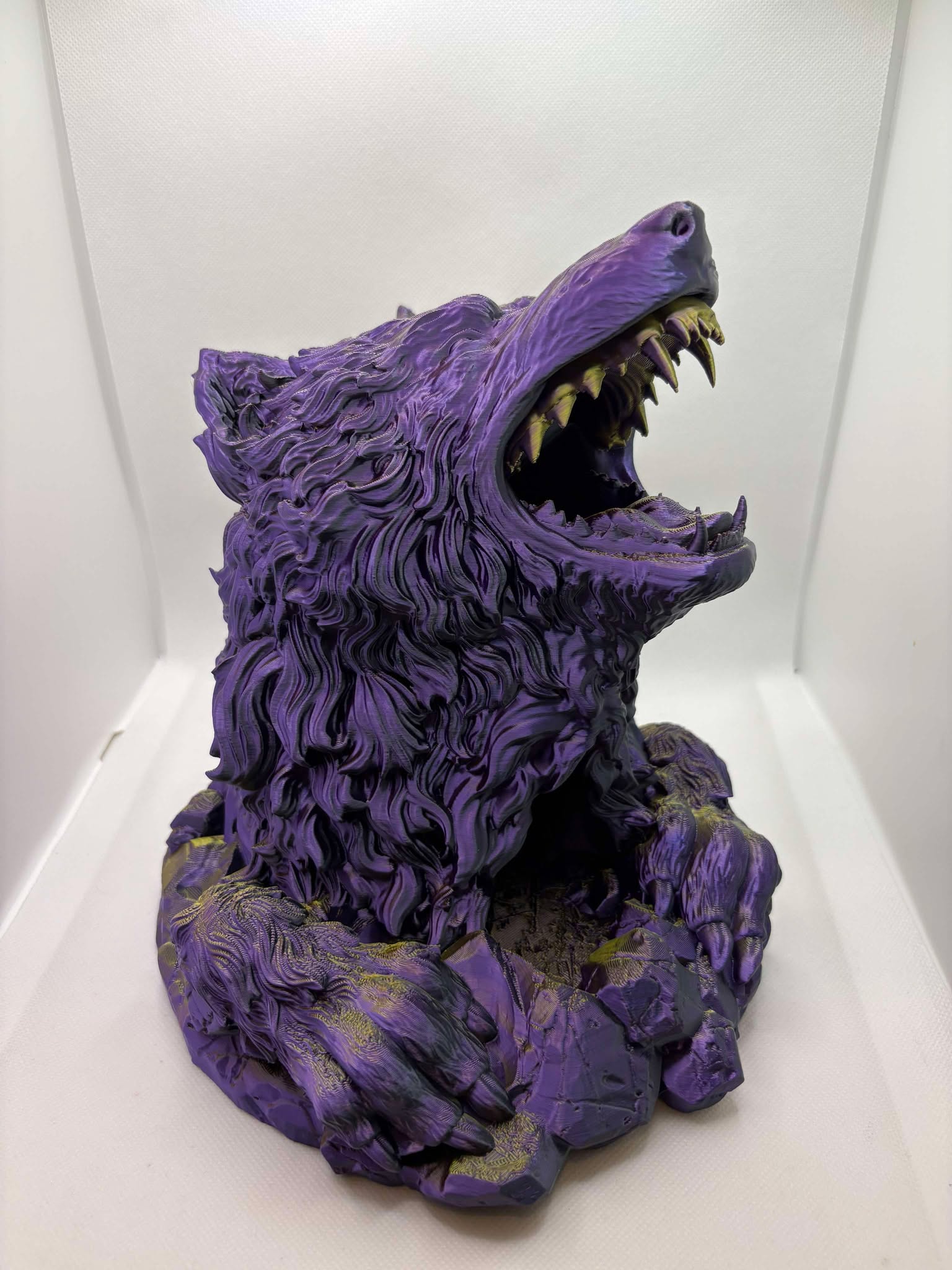 Wolf Dice Tower, D&D, DnD, Dice Game, 3D printed Dice Tower