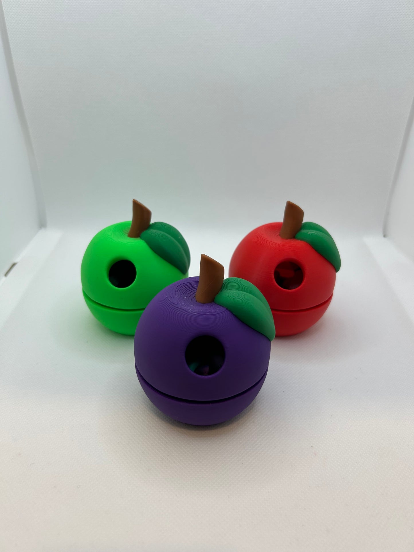 teacher's gift, end of school year gift, 3D printed gift, Ottawa 3D printed, Apple with worm, colorful