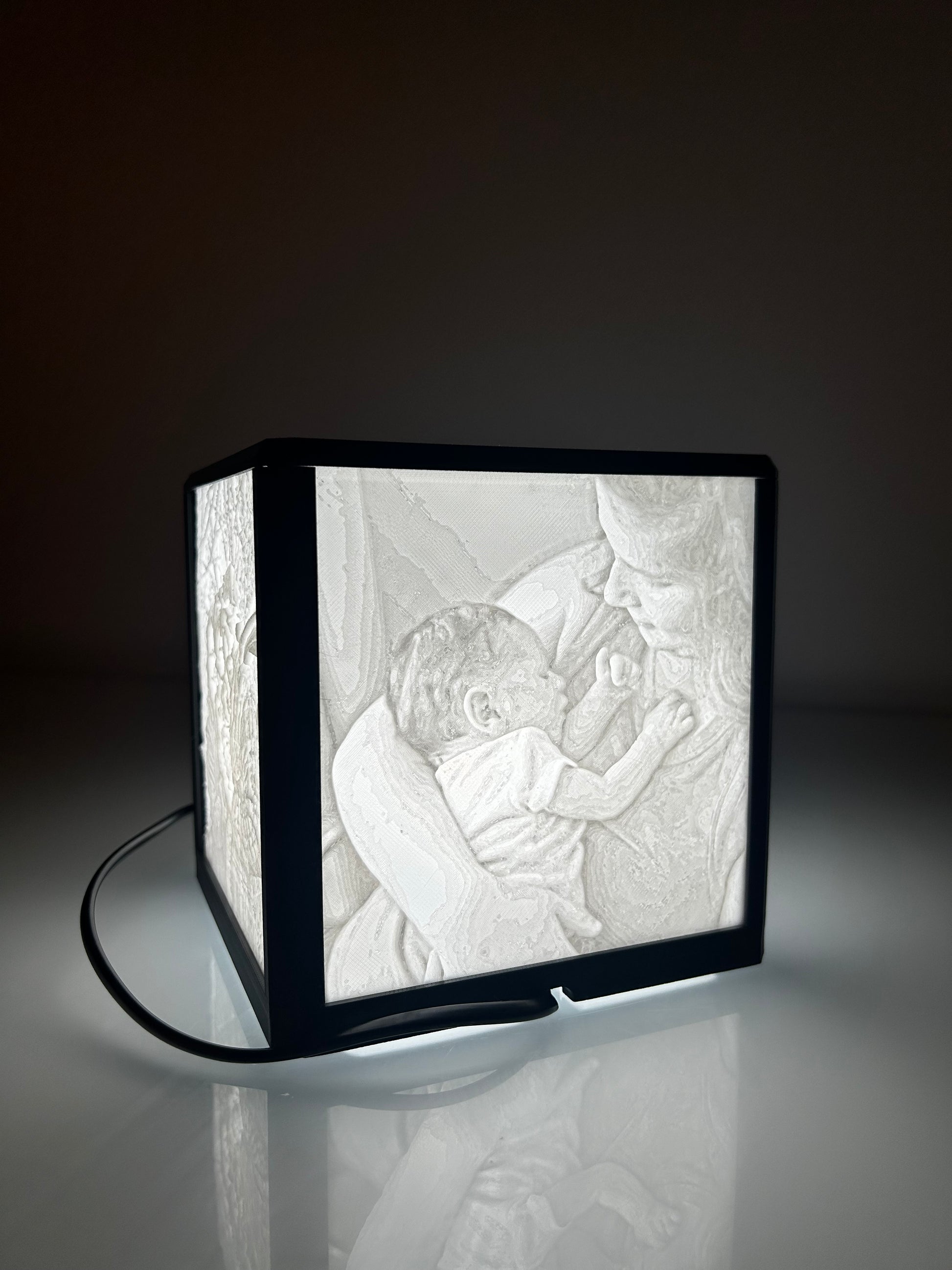 personalized light box, gift for wife, gift for girlfriend, gift for boyfrien, gift for husband, birthday gift, valentines day gift, christmas gift, anniversary gift, custom, light, 3d printed gift, 3d printed ottawa 