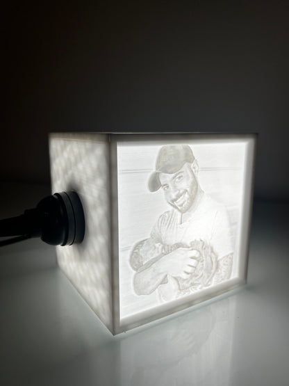 personalized light box, gift for wife, gift for girlfriend, gift for boyfrien, gift for husband, birthday gift, valentines day gift, christmas gift, anniversary gift, custom, light, 3d printed gift, 3d printed ottawa 