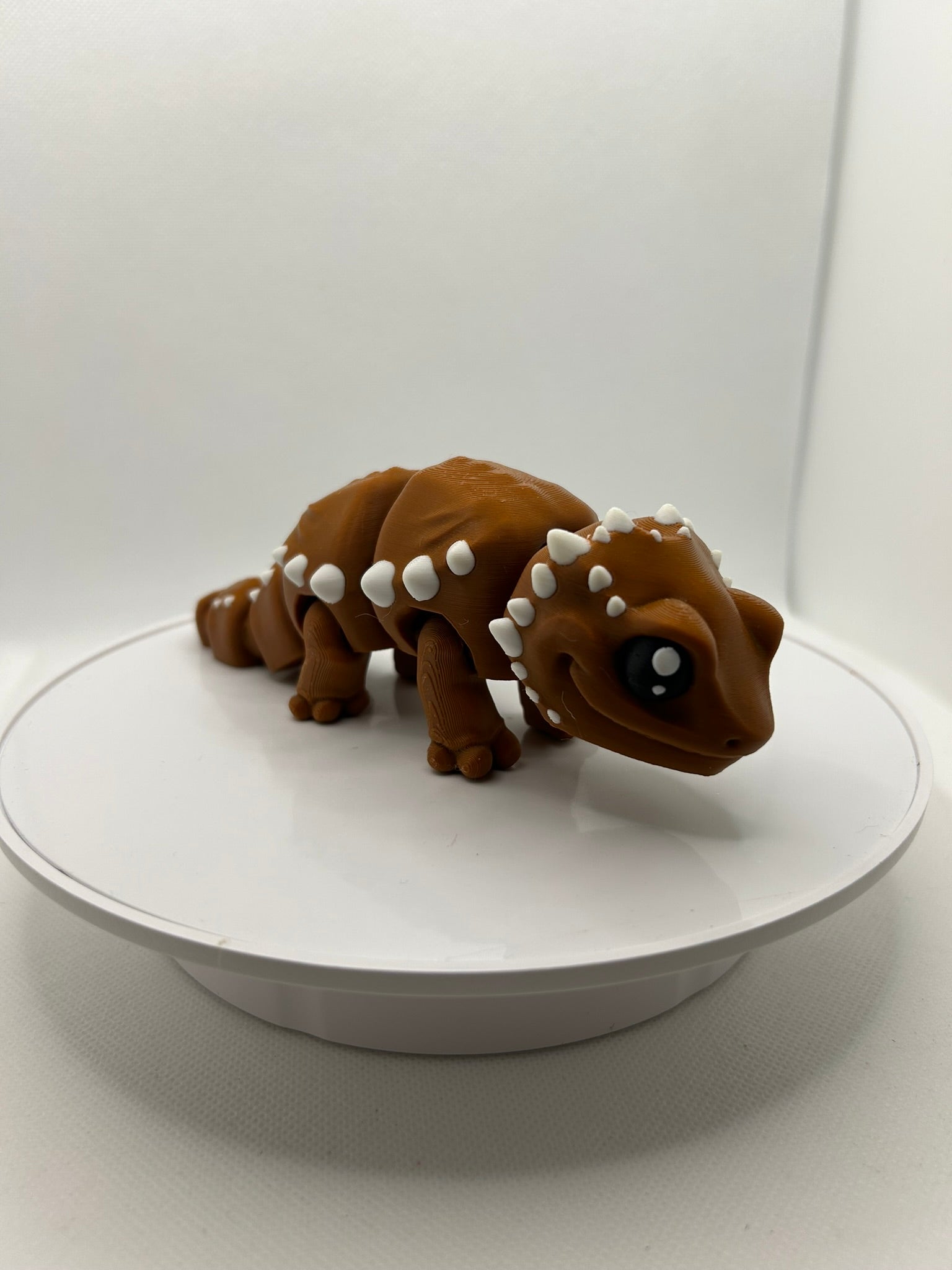3D Printed Bearded Dragon. Articulated 3D Art, Animal Lover 3D Printed Art