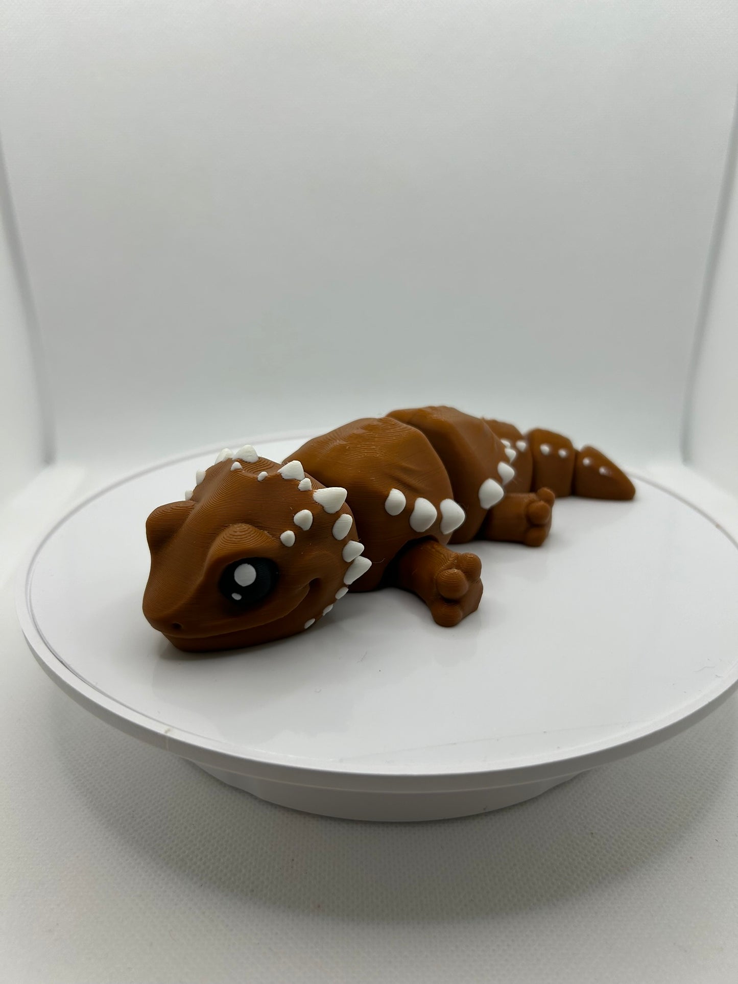 3D Printed Bearded Dragon. Articulated 3D Art, Animal Lover 3D Printed Art