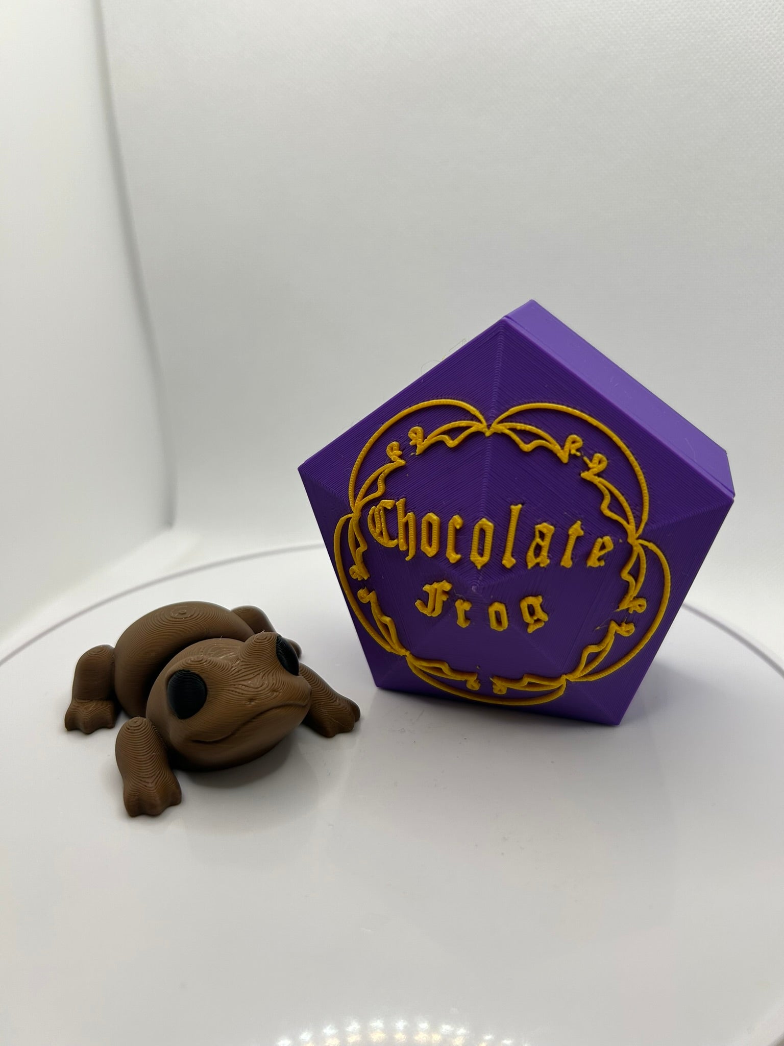 3d printed chocolate frog, harry potter 3d print art, 3d print, harry potter lover