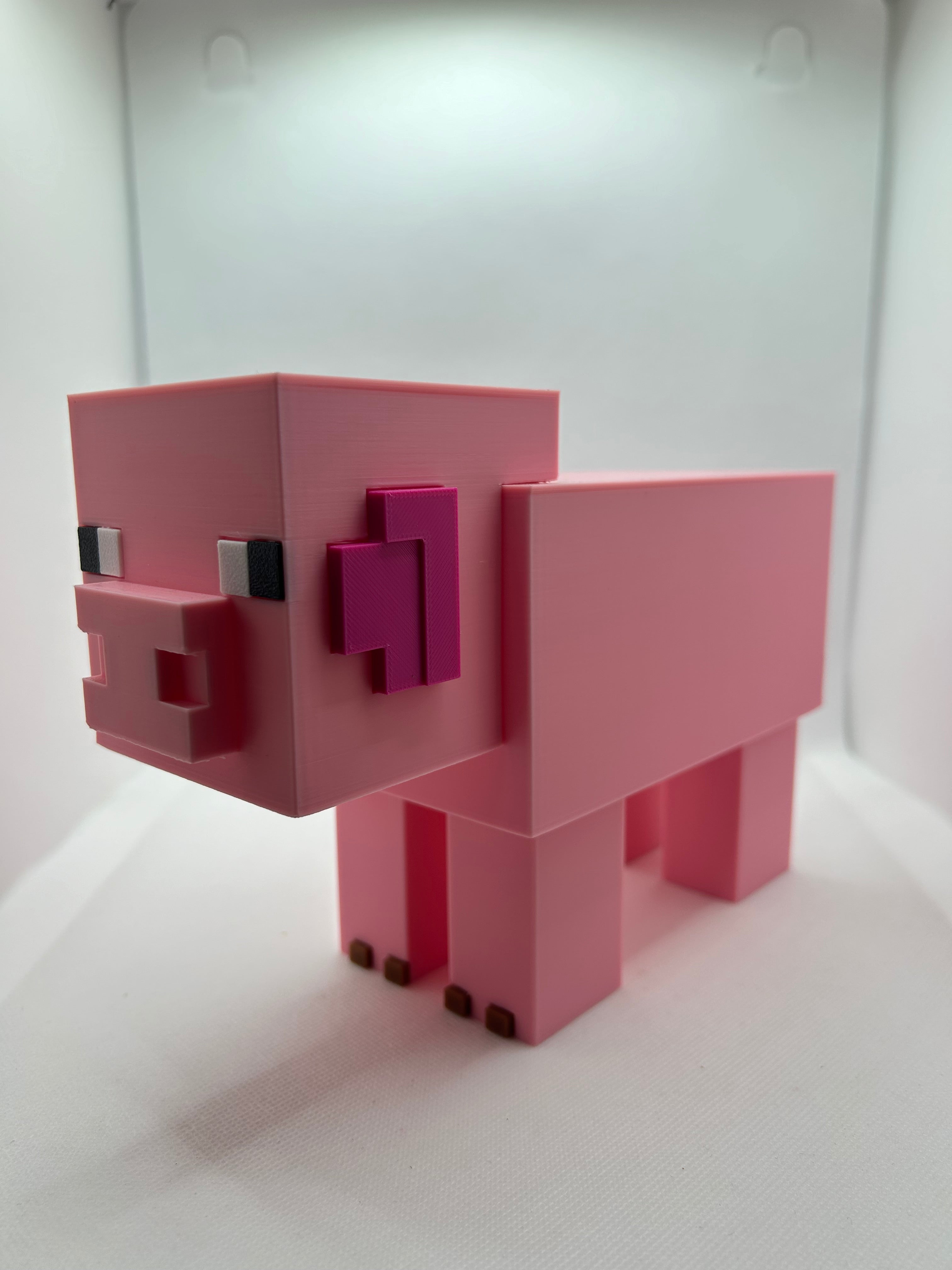 Piggy Bank, Perfect Gift, Minecraft 3D Print, Minecraft Art, Minecraft Pig