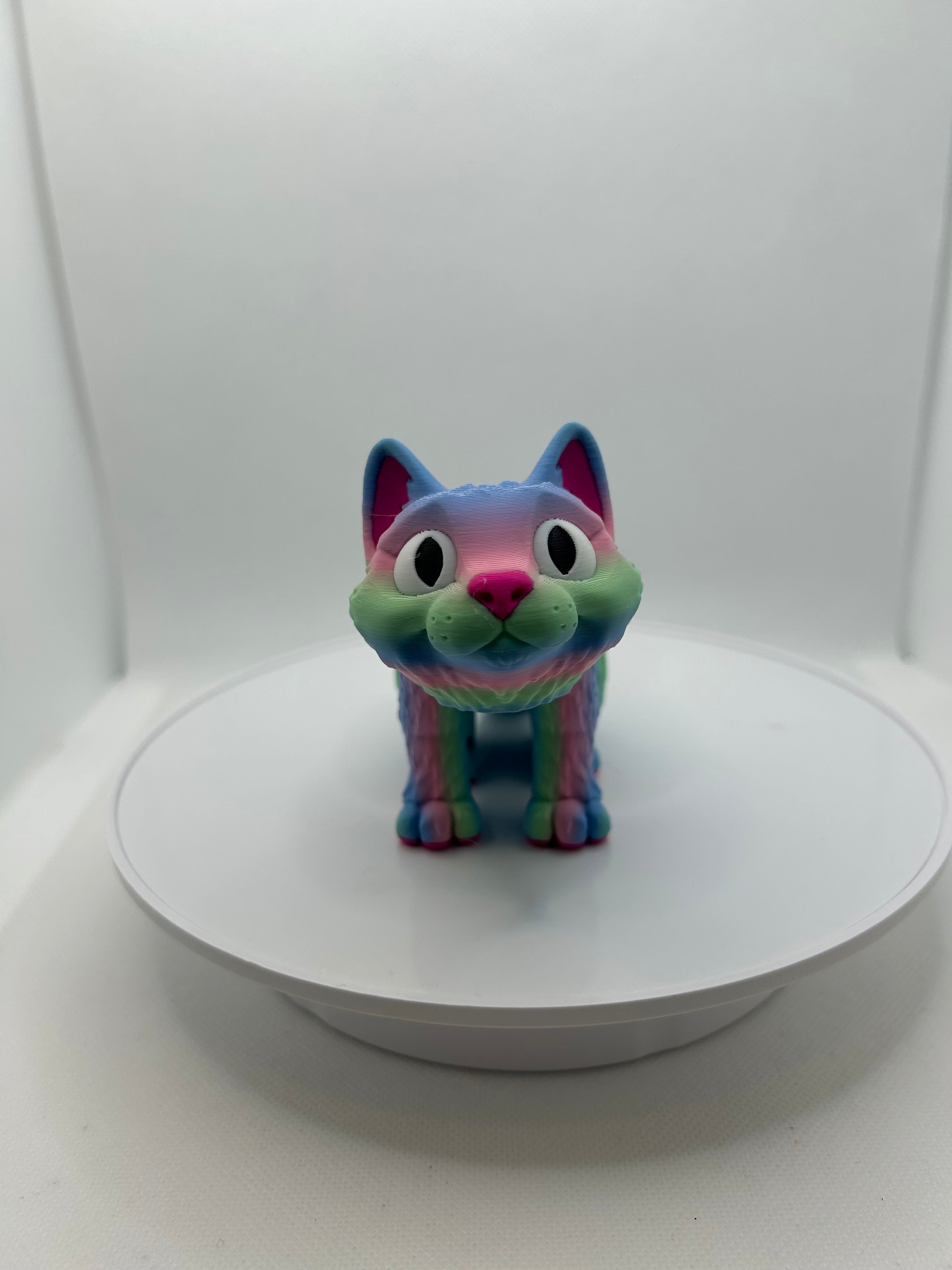 3D Printed articulated Cat, Cat lover, perfect gift, cutest 3D print