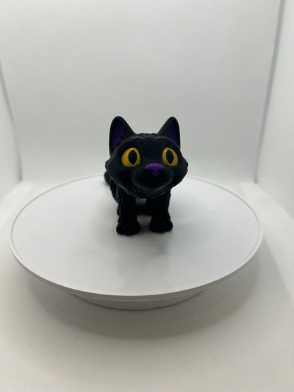 3D Printed articulated Cat, Cat lover, perfect gift, cutest 3D print