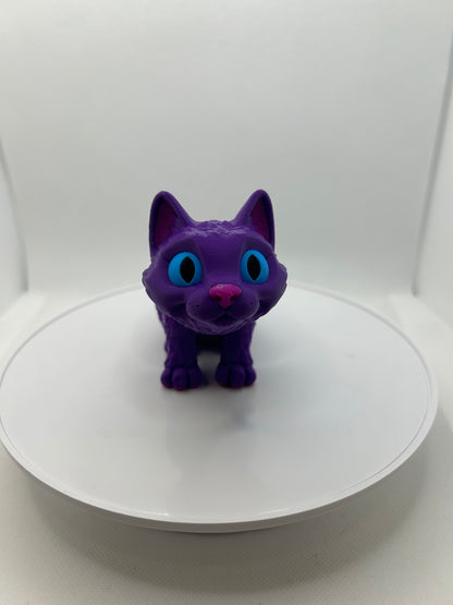 3D Printed articulated Cat, Cat lover, perfect gift, cutest 3D print