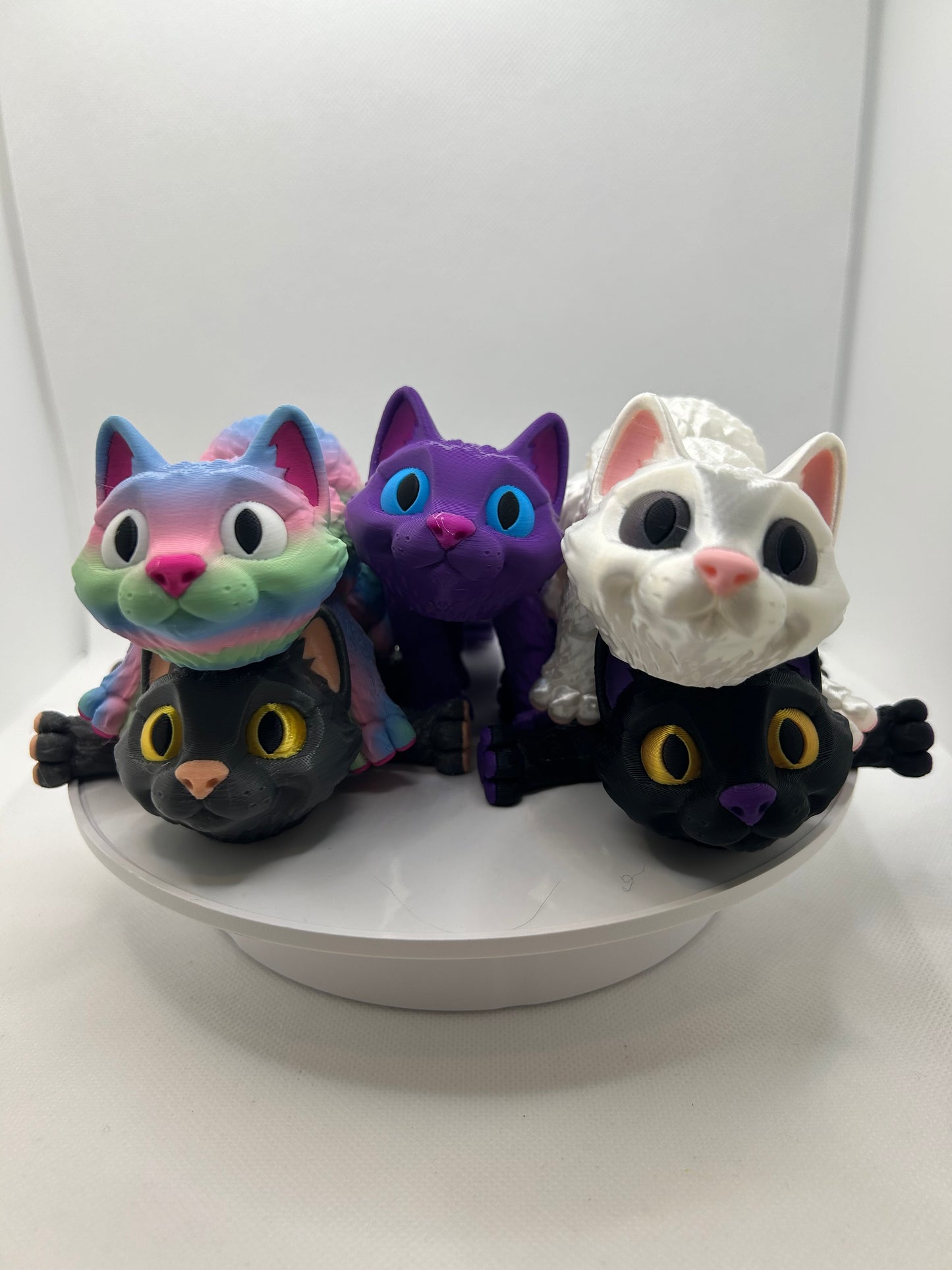 3D Printed articulated Cat, Cat lover, perfect gift, cutest 3D print